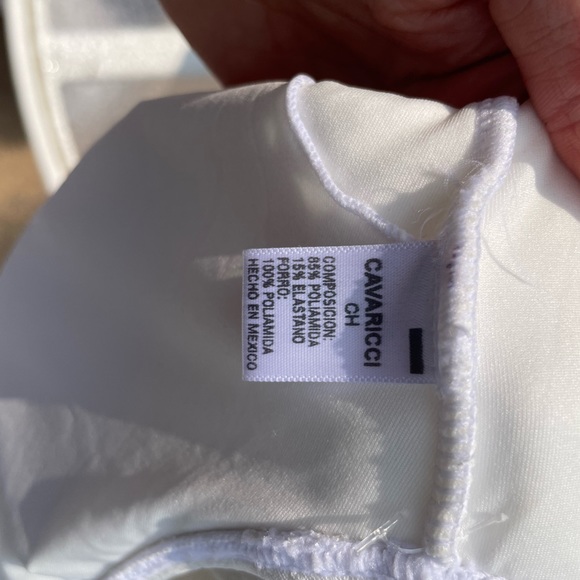 White bathing suit. Just bought new in April. - Picture 3 of 7